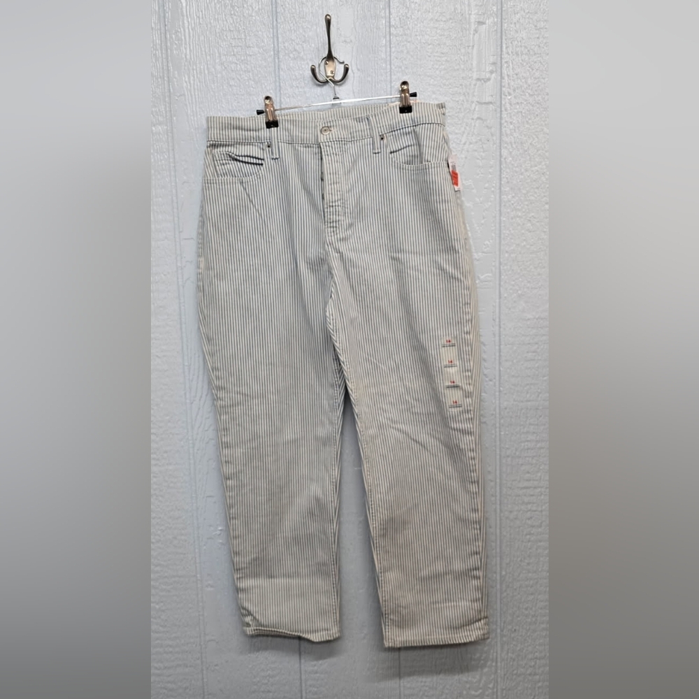 NWT Size 14 Straight Leg Pin Stripe Old Navy Jeans